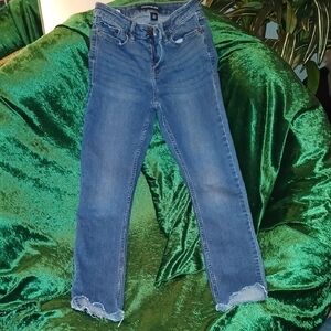 Calvin Klein Women's Distressed Blue Ankle Jeans